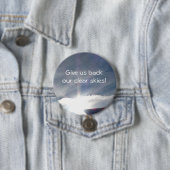 Badge Rond 7,6 Cm Bouton de piste anti-chem (En situation)