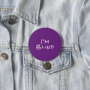 Badge Rond 7,6 Cm Bouton de plaisanterie du docteur White Purple Eye