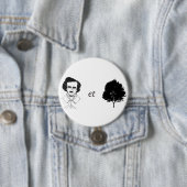 Badge Rond 7,6 Cm Bouton de Poe-et-Arbre (En situation)