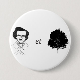 Badge Rond 7,6 Cm Bouton de Poe-et-Arbre