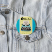 Badge Rond 7,6 Cm Bouton de préposée de bureau (En situation)