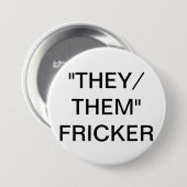 Badge Rond 7,6 Cm bouton de pronom (Devant & derrière)