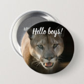 Badge Rond 7,6 Cm Bouton de puma (Devant & derrière)