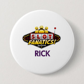 Badge Rond 7,6 Cm Bouton de Rick kc