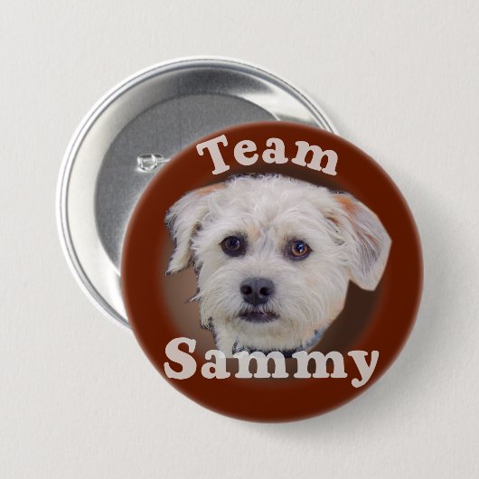 Badge Rond 7,6 Cm Bouton de Sammy (Devant & derrière)