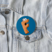 Badge Rond 7,6 Cm Bouton de secousse (bleu) ! (En situation)