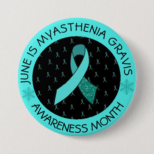 Badge Rond 7,6 Cm Bouton de sensibilisation Myasthenia Gravis Hope (Devant)