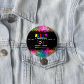 Badge Rond 7,6 Cm Bouton de Sensibilisation sur l'autisme Surmonter  (En situation)