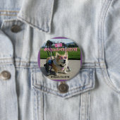 Badge Rond 7,6 Cm Bouton de #ShadeOutDM (En situation)