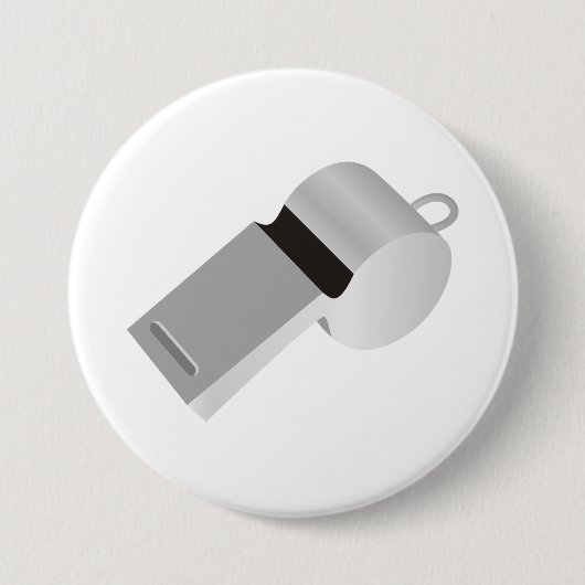 Badge Rond 7,6 Cm Bouton de sifflement d'arbitres (Devant)
