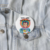 BADGE ROND 7,6 CM BOUTON DE TIP (En situation)