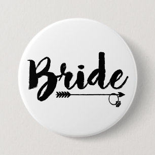 Badge Rond 7,6 Cm Bouton de tribu de jeune mariée pour la jeune
