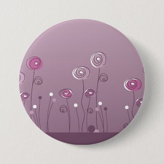 Badge Rond 7,6 Cm Bouton d'été violet (Devant)