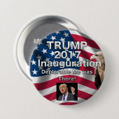 Badge Rond 7,6 Cm Bouton d'inauguration d'atout déplorable je (Devant & derrière)