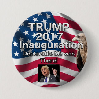 Badge Rond 7,6 Cm Bouton d'inauguration d'atout déplorable je