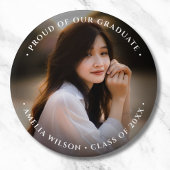 Badge Rond 7,6 Cm Bouton Diplôme photo