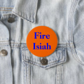 Badge Rond 7,6 Cm Bouton d'Isiah du feu (En situation)