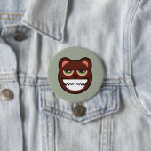 Badge Rond 7,6 Cm Bouton d'ours de Mk (En situation)