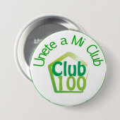 Badge Rond 7,6 Cm Bouton du club 100 (Devant & derrière)