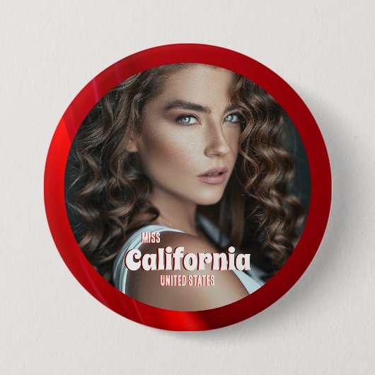 Badge Rond 7,6 Cm Bouton du concours Ruby Shine (Devant)