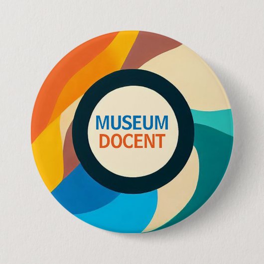 Badge Rond 7,6 Cm Bouton du document du musée (Devant)