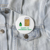 Badge Rond 7,6 Cm Bouton du jour de St Patrick mignon (En situation)