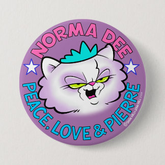 Badge Rond 7,6 Cm Bouton du logo Norma Dee