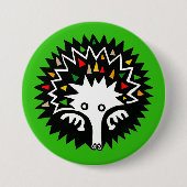 Badge Rond 7,6 Cm Bouton Echidna (Devant)