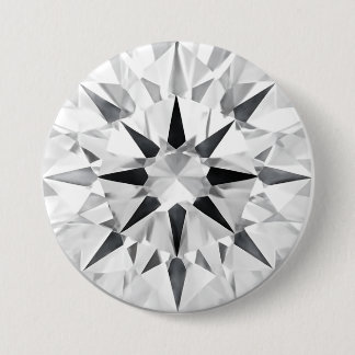 Badge Rond 7,6 Cm Bouton élégant de 3" inspiré du diamant - Concepti