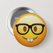 Badge Rond 7,6 Cm Bouton Emoji Buddy (Devant & derrière)