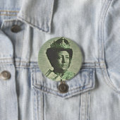 Badge Rond 7,6 Cm Bouton Empress Menen (En situation)