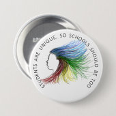 Badge Rond 7,6 Cm Bouton Enfants uniques (Devant & derrière)