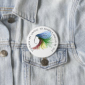 Badge Rond 7,6 Cm Bouton Enfants uniques (En situation)