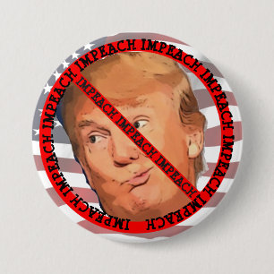 Badge Rond 7,6 Cm Bouton Entraver Donald Trump