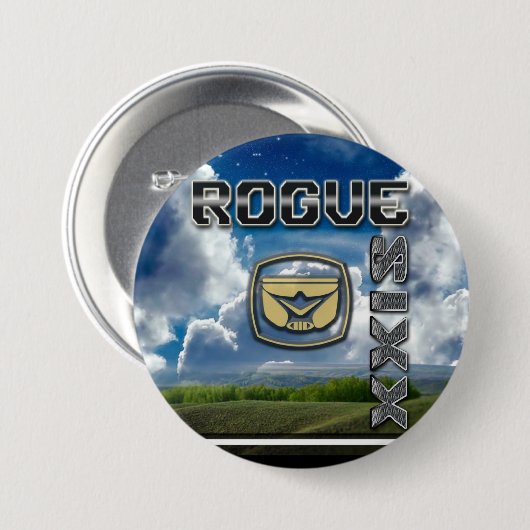 Badge Rond 7,6 Cm bouton espiègle (Devant & derrière)