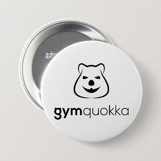 Badge Rond 7,6 Cm Bouton Expression Gymquokka (Devant & derrière)