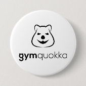 Badge Rond 7,6 Cm Bouton Expression Gymquokka (Devant)