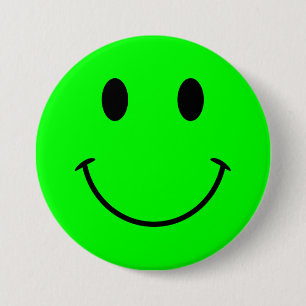 Badge Rond 7,6 Cm Bouton Face de la chaux