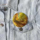 Badge Rond 7,6 Cm Bouton Falling Light (En situation)