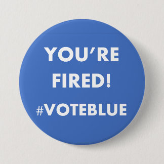Badge Rond 7,6 Cm Bouton Fire Trump