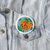 Badge Rond 7,6 Cm Bouton frais (En situation)