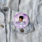 Badge Rond 7,6 Cm Bouton funéraire commémoratif (En situation)