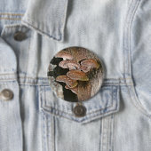 Badge Rond 7,6 Cm Bouton Grand Champignons (En situation)