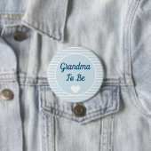 Badge Rond 7,6 Cm Bouton Grand-mère à être Baby shower (En situation)