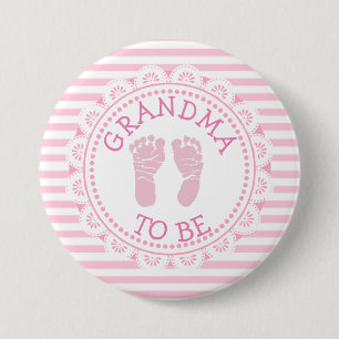 Badge Rond 7,6 Cm Bouton Grand-mère à être Baby shower