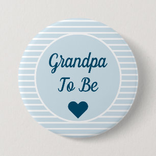Badge Rond 7,6 Cm Bouton Grand-Père À Être Baby shower