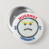 Badge Rond 7,6 Cm Bouton GRIMACE 25&47 (Devant & derrière)