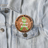 Badge Rond 7,6 Cm Bouton Humour Babesia (En situation)