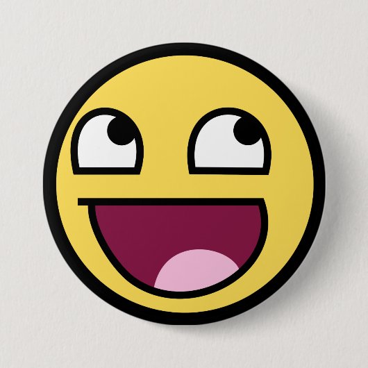 Badge Rond 7,6 Cm bouton impressionnant (Devant)