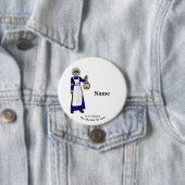 Badge Rond 7,6 Cm Bouton infirmière Florence Nightingale (En situation)